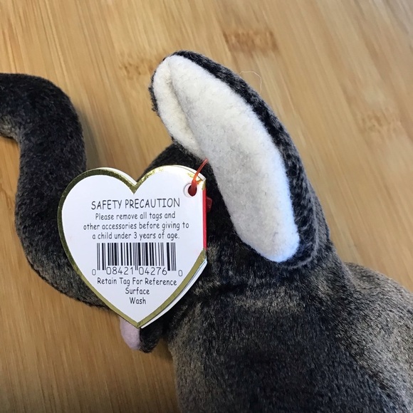 Ty(4) Trumpet Beanie Baby Elephant Plush Toy - Picture 5 of 9
